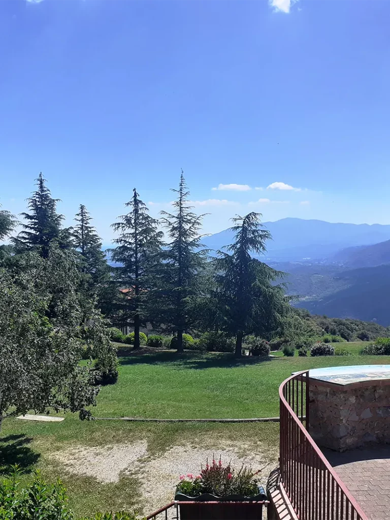 vue gîte grande capacité Vallespir